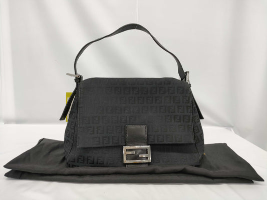 Fendi Zucchino  Leather Shoulder Bag ()