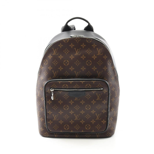 Louis Vuitton  Monogram Macassar Monogram Pvc Coated Canvas Leather Backpack (Pre-Owned)