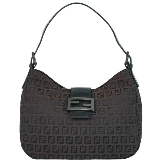 Fendi Zucchino  Canvas Shoulder Bag ()